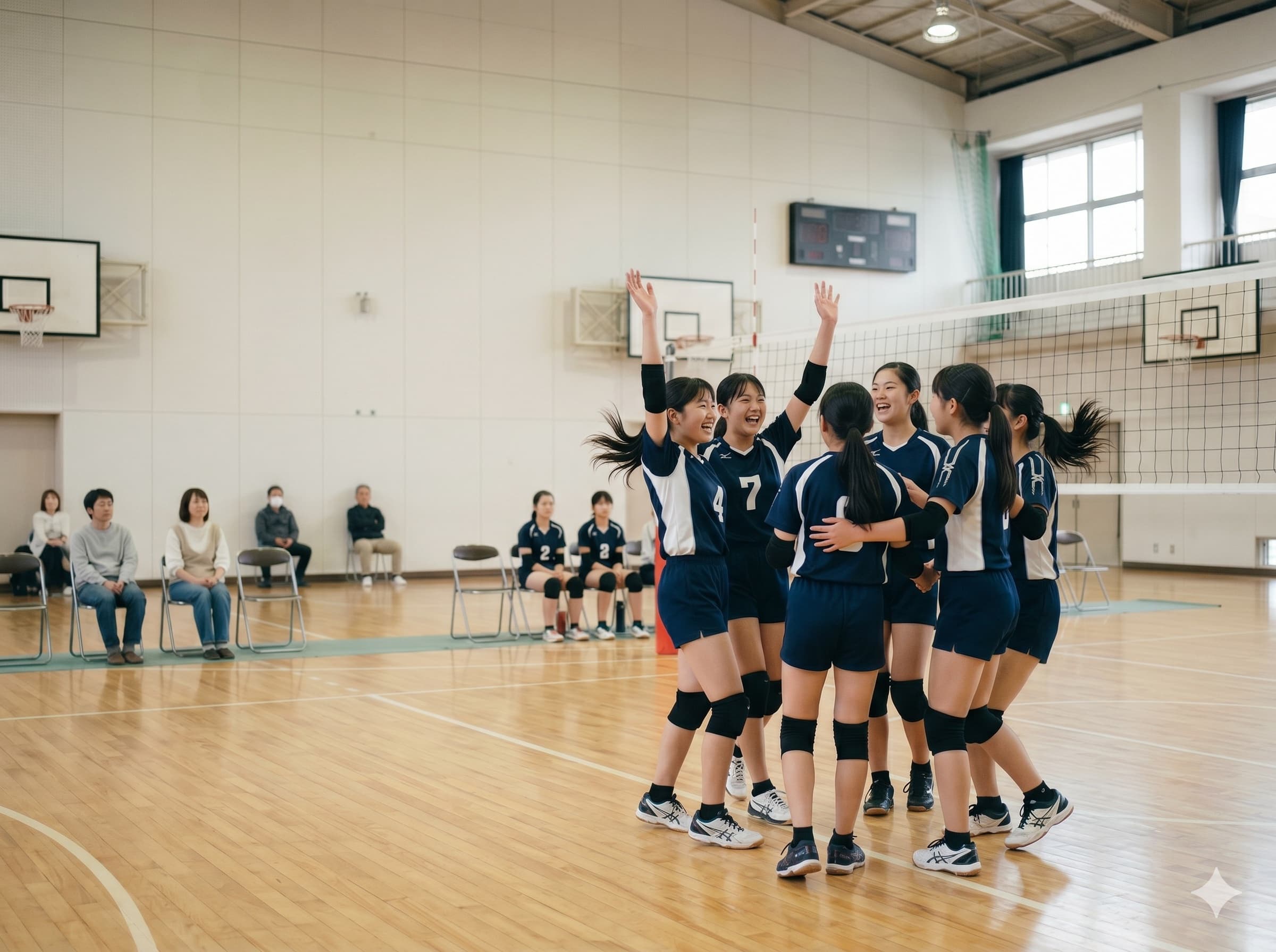 中学校・高校のバレー部の公式戦をライブ配信